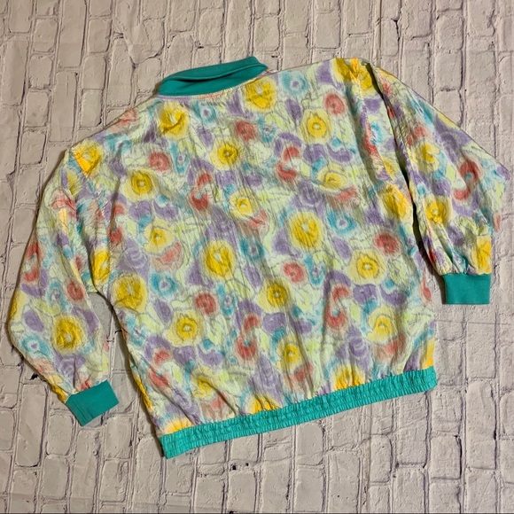 Vintage Tie Dye Windbreaker Reversible XL - Picture 2 of 10